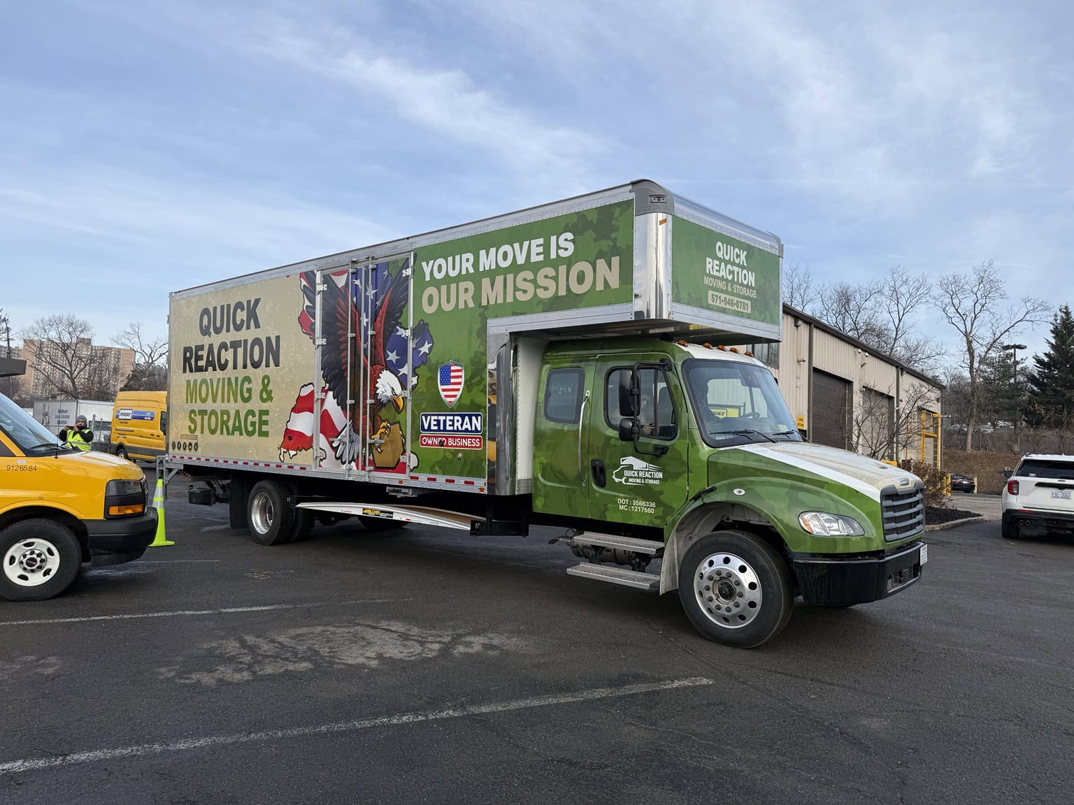 Quick Reaction Moving truck